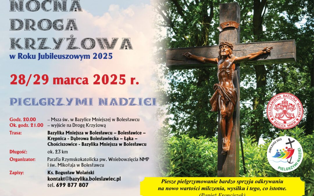 Nocna Droga Krzyżowa 28/29 marca 2025