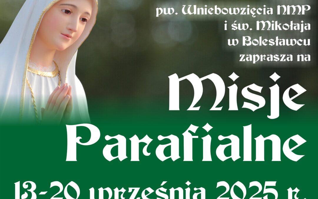 Misje parafialne – program