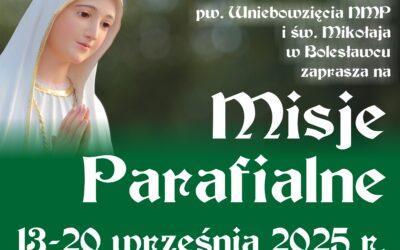 Misje parafialne – program