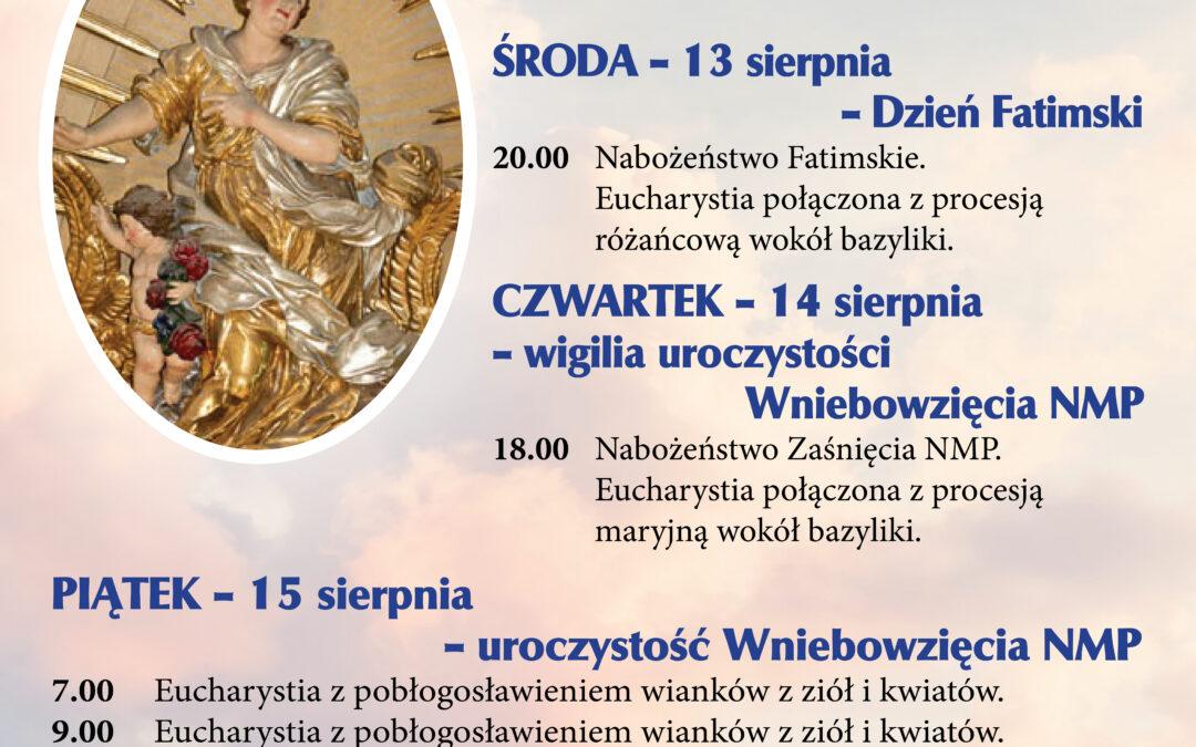 Zaproszenie na odpust parafialny