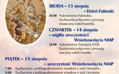 Zaproszenie na odpust parafialny