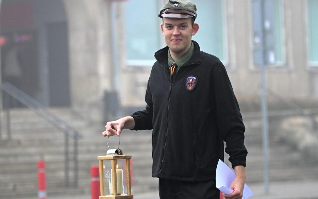 Betlejemskie Światło Pokoju w bolesławieckiej Bazylice