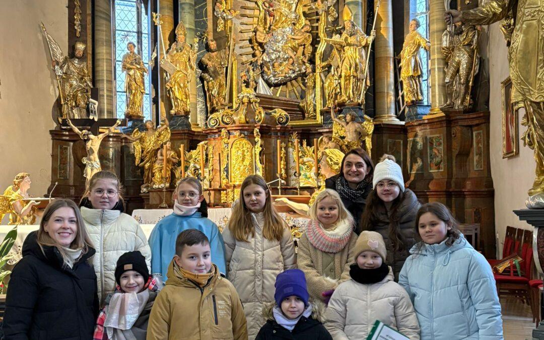 Chórek anielski w bolesławieckiej Bazylice