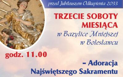 Soboty Jubileuszowe w Bazylice – zapraszamy