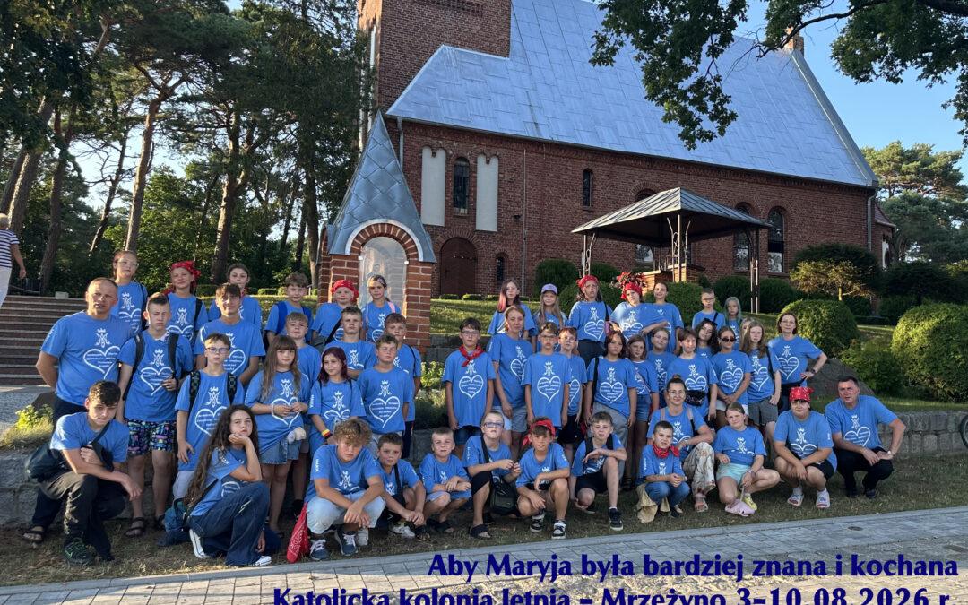 Z Maryją nad Bałtykiem. Katolicka kolonia letnia 2026 w Mrzeżynie